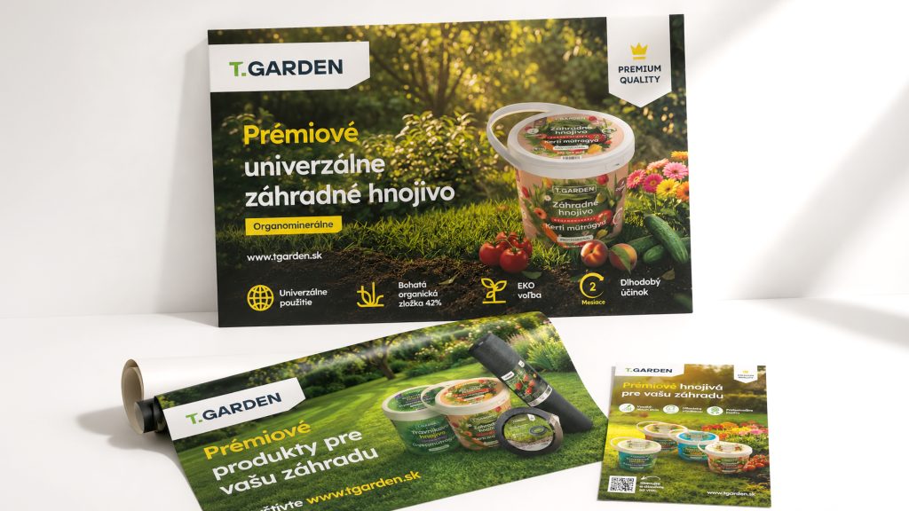 Tlačené a propagačné materiály značky T.Garden